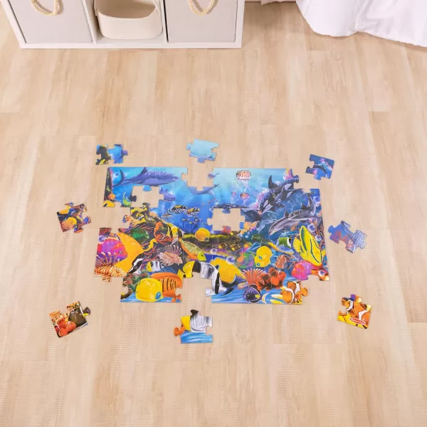 imageMelissa ampamp Doug Solar System Floor Puzzle 48 pcs 2 x 3 Feet  FSC CertifiedUnderwater