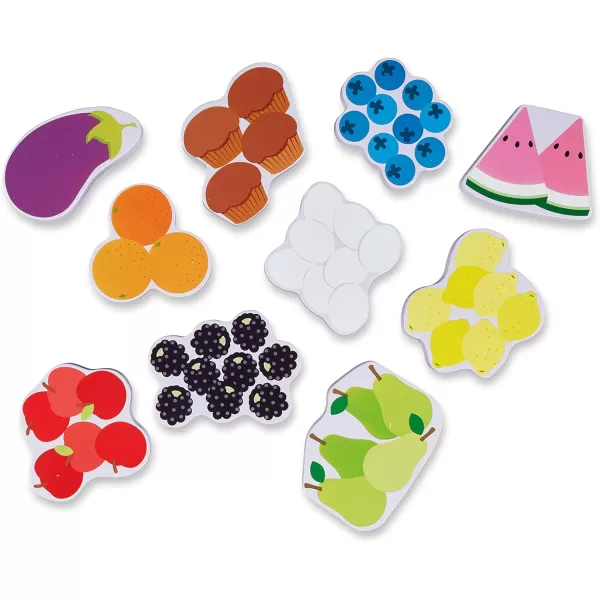 imageMelissa ampamp Doug Blues Clues ampamp You Wooden Chunky Puzzle  Fridge Food 10 Pieces