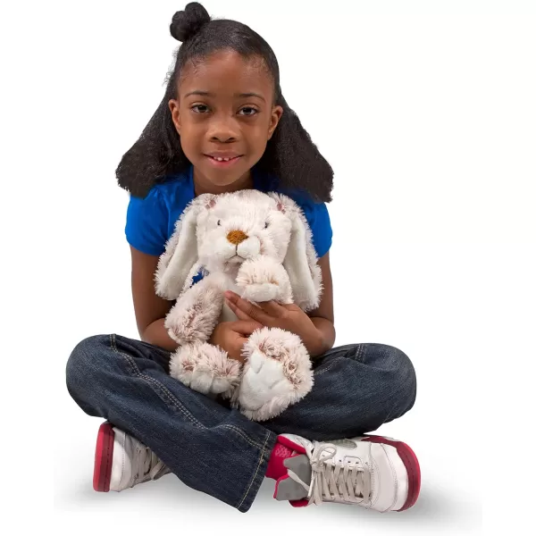 imageMelissa ampamp Doug Burrow Bunny Rabbit Stuffed Animal 9 inches