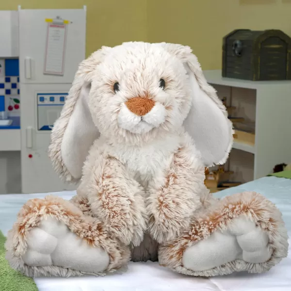 imageMelissa ampamp Doug Burrow Bunny Rabbit Stuffed Animal 9 inches