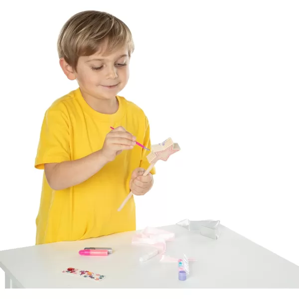imageMelissa ampamp Doug Created By Me Paint ampamp Decorate Your Own Wooden Princess Wand Craft Kit Pink  Princess Crafts Great For Rainy Days Princess Toys For Kids Ages 4