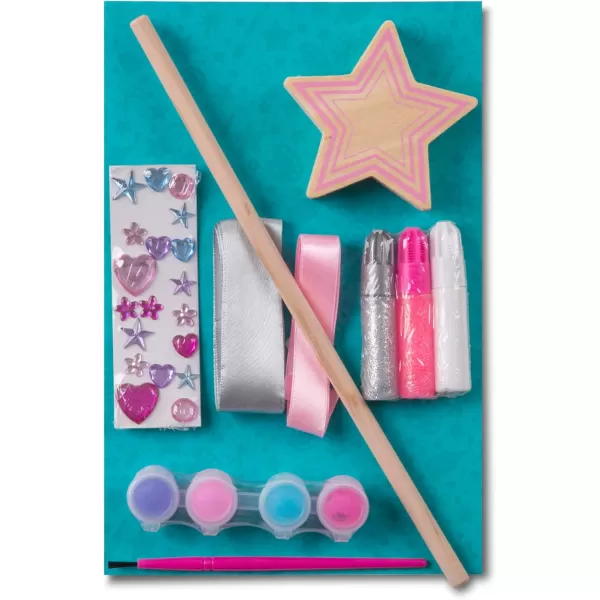 imageMelissa ampamp Doug Created By Me Paint ampamp Decorate Your Own Wooden Princess Wand Craft Kit Pink  Princess Crafts Great For Rainy Days Princess Toys For Kids Ages 4