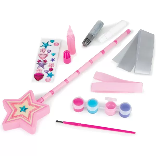 imageMelissa ampamp Doug Created By Me Paint ampamp Decorate Your Own Wooden Princess Wand Craft Kit Pink  Princess Crafts Great For Rainy Days Princess Toys For Kids Ages 4