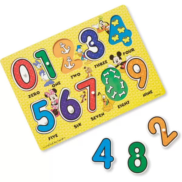 imageMelissa ampamp Doug Disney Wooden Peg Puzzles Set Letters Numbers and Shapes and Colors  Letters And Number Puzzles Disney Puzzles Wooden Puzzles For Toddlers And Kids Ages 3 Multicolor