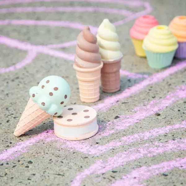 imageMelissa ampamp Doug Ice Cream ampamp Cake Chalk Set  Arts And Crafts For Kids Sidewalk Chalk For Kids Ages 3