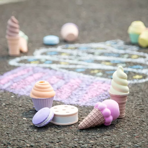 imageMelissa ampamp Doug Ice Cream ampamp Cake Chalk Set  Arts And Crafts For Kids Sidewalk Chalk For Kids Ages 3