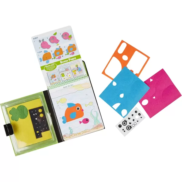 imageMelissa ampamp Doug On the Go Felt Friends Craft Activity Set With 188 Felt Stickers  FSC Certified