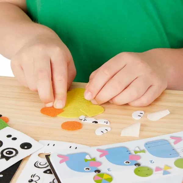 imageMelissa ampamp Doug On the Go Felt Friends Craft Activity Set With 188 Felt Stickers  FSC Certified