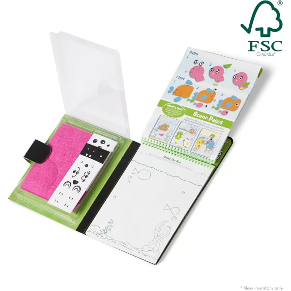imageMelissa ampamp Doug On the Go Felt Friends Craft Activity Set With 188 Felt Stickers  FSC Certified