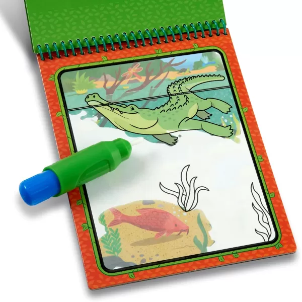 imageMelissa ampamp Doug On the Go Water Wow Reusable WaterReveal Activity Pad  Safari  FSC CertifiedJungle