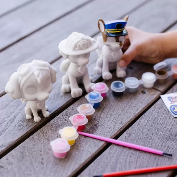 imageMelissa ampamp Doug PAW Patrol Craft Kit  3 Decorate Your Own Pup Figurines  Painting Kit Toy Figures Arts And Crafts Activity For Kids Ages 6