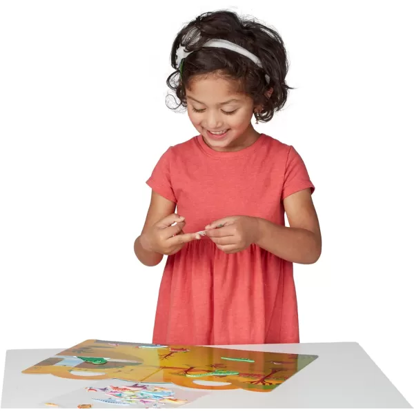 imageMelissa ampamp Doug Puffy Sticker Activity Books Set DressUp Princess Mermaid  208 Reusable Stickers  FSC CertifiedSafari  Dinosaur  Ocean