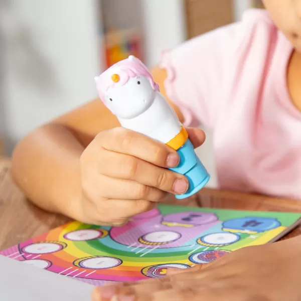 imageMelissa ampamp Doug Sticker Wow Dog and Unicorn Bundle 2 24Page Activity Pads 2 Sticker Stampers 600 Stickers Arts and Crafts Fidget Toy Collectible CharactersDog  Unicorn Bundle