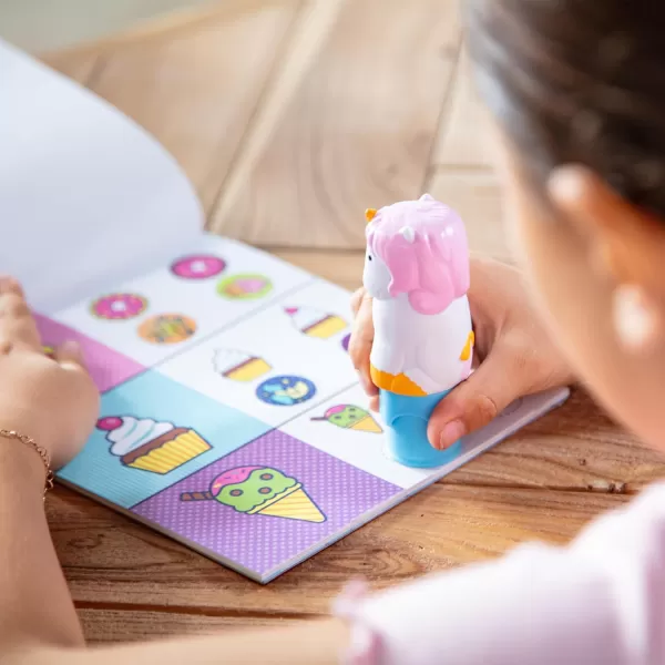 imageMelissa ampamp Doug Sticker Wow Dog and Unicorn Bundle 2 24Page Activity Pads 2 Sticker Stampers 600 Stickers Arts and Crafts Fidget Toy Collectible CharactersDog  Unicorn Bundle