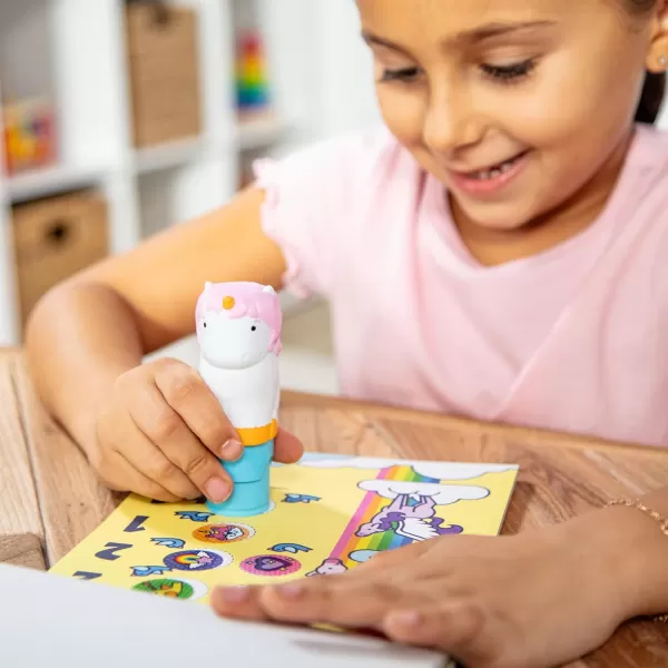 imageMelissa ampamp Doug Sticker Wow Dog and Unicorn Bundle 2 24Page Activity Pads 2 Sticker Stampers 600 Stickers Arts and Crafts Fidget Toy Collectible CharactersDog  Unicorn Bundle