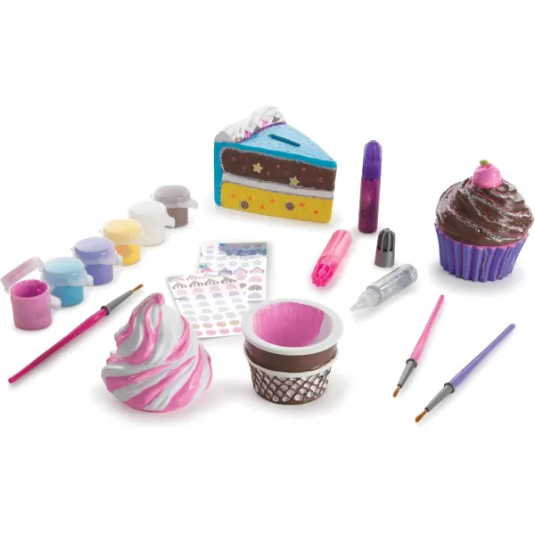 imageMelissa ampamp Doug Sweet Keepsakes Craft Kit 2 DecorateYourOwn Treasure Boxes and a Cake Bank One Size Dyo