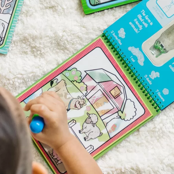 imageMelissa ampamp Doug Water Wow  Water Reveal Pad Bundle  Farm Safari ampamp Under The SeaBundle Vehicles  Animals  Safari
