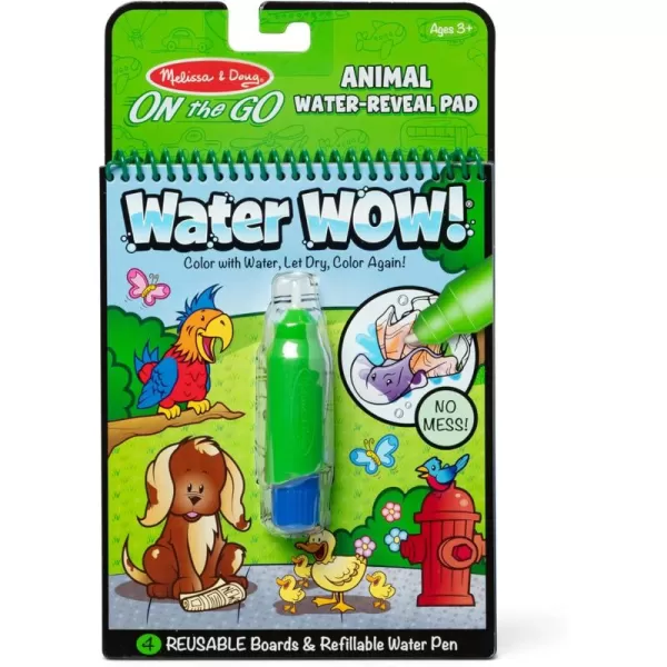 imageMelissa ampamp Doug On the Go Water Wow Reusable WaterReveal Activity Pad  Safari  FSC CertifiedAnimals