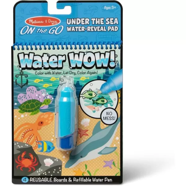 imageMelissa ampamp Doug On the Go Water Wow Reusable WaterReveal Activity Pad  Safari  FSC CertifiedUnder the Sea