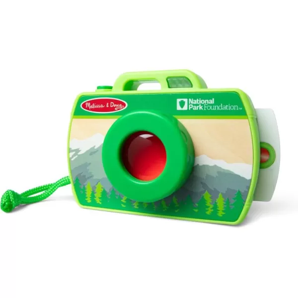 imageMelissa ampamp Doug Rocky Mountain National Park Sights and Sounds Wooden Toy Camera Play Set  FSC Certified