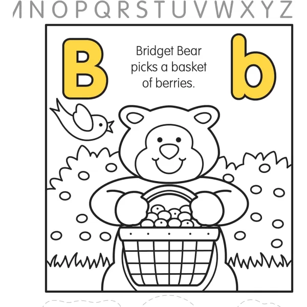 imageMelissa ampamp Doug Alphabet Activity Sticker Pad for Coloring Letters 250 Stickers  FSC Certified1405 x 1105 x 02