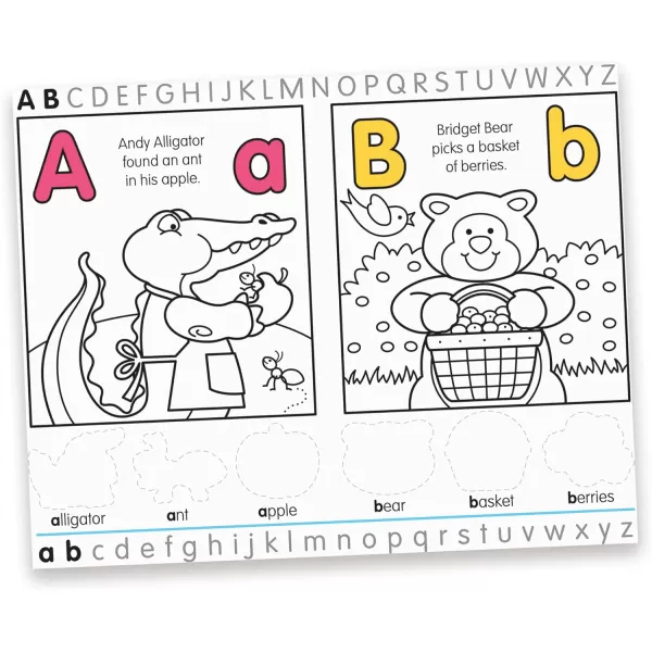 imageMelissa ampamp Doug Alphabet Activity Sticker Pad for Coloring Letters 250 Stickers  FSC Certified1405 x 1105 x 02