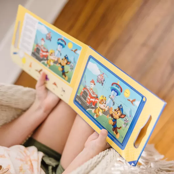 imageMelissa ampamp Doug PAW Patrol TakeAlong Magnetic Jigsaw Puzzles 2 15Piece Puzzles  FSC CertifiedJigsaw Puzzles