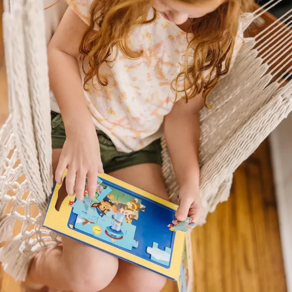 imageMelissa ampamp Doug PAW Patrol TakeAlong Magnetic Jigsaw Puzzles 2 15Piece Puzzles  FSC CertifiedJigsaw Puzzles