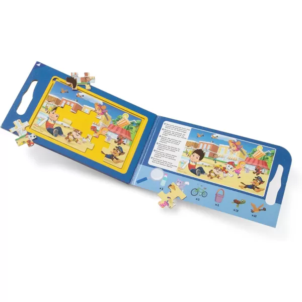 imageMelissa ampamp Doug PAW Patrol TakeAlong Magnetic Jigsaw Puzzles 2 15Piece Puzzles  FSC CertifiedJigsaw Puzzles