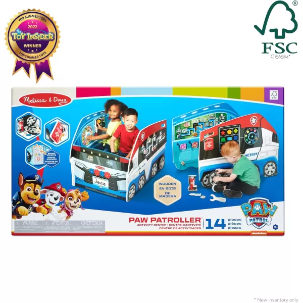 imageMelissa ampamp Doug PAW Patrol Wooden PAW Patroller Activity Center MultiSided Play Space  FSC Certified