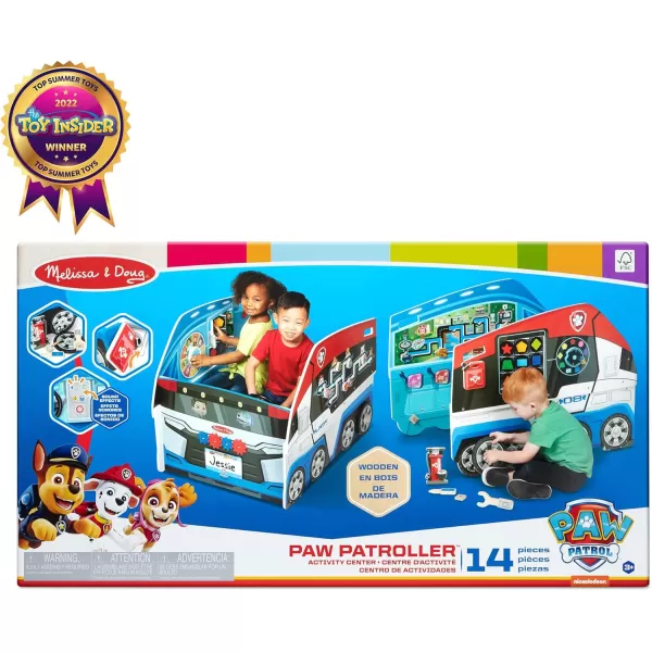 imageMelissa ampamp Doug PAW Patrol Wooden PAW Patroller Activity Center MultiSided Play Space  FSC Certified