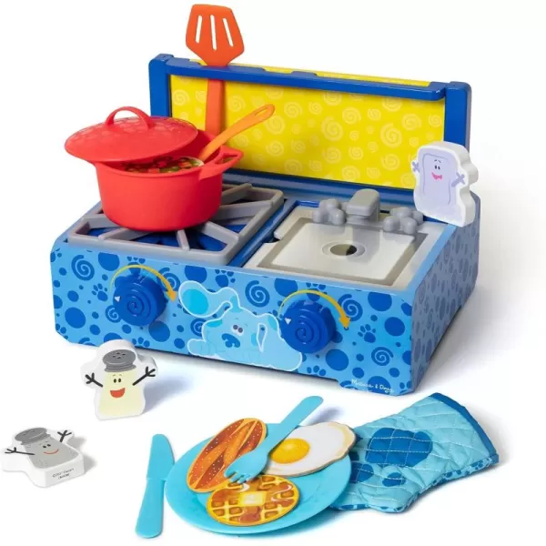 imageMelissa ampamp Doug Blues Clues ampamp You Wooden Cooking Play Set 42 Pieces