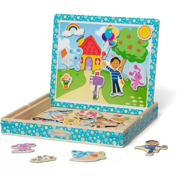 imageMelissa ampamp Doug Blues Clues ampamp You Wooden Magnetic Picture Game 48 Pieces