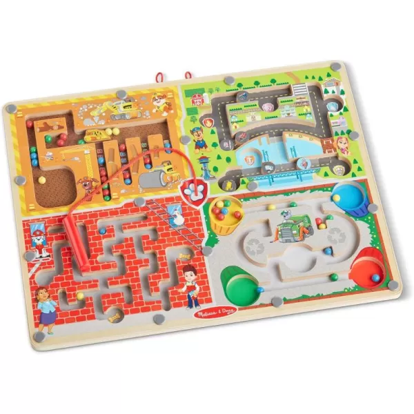 imageMelissa ampamp Doug PAW Patrol Wooden 4in1 Magnetic Wand Maze Board  FSC CertifiedMaze Board