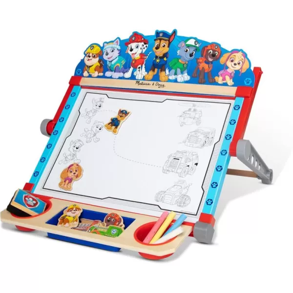 imageMelissa ampamp Doug Paw Patrol EaselTable Top Art Activity Center