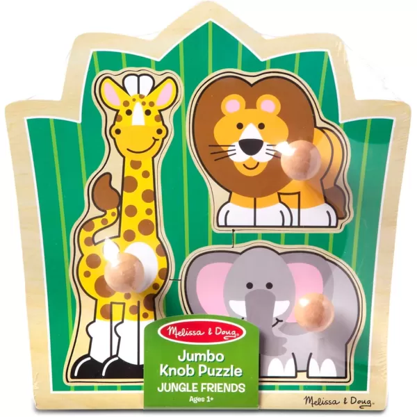 imageMelissa ampamp Doug Animals Jumbo Knob Wooden Puzzles Set  Fish and Pets  Chunky Wooden Puzzles for Toddlers Animal Puzzles For Kids Ages 1Safari Animals