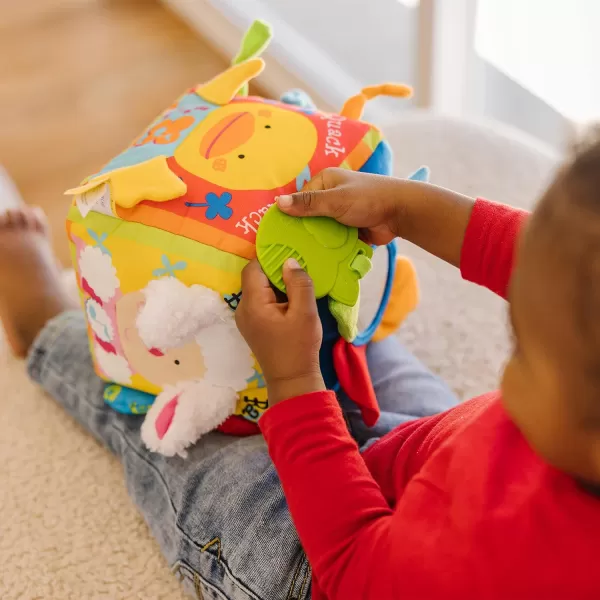 imageMelissa ampamp Doug Ks Kids Musical Farmyard Cube Educational Baby ToyStandard Packaging