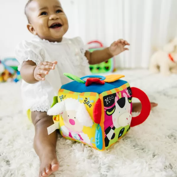 imageMelissa ampamp Doug Ks Kids Musical Farmyard Cube Educational Baby ToyStandard Packaging