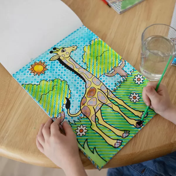 imageMelissa ampamp Doug My First Paint With Water Activity Books Set  Animals Vehicles and Pirates  FSC Certified