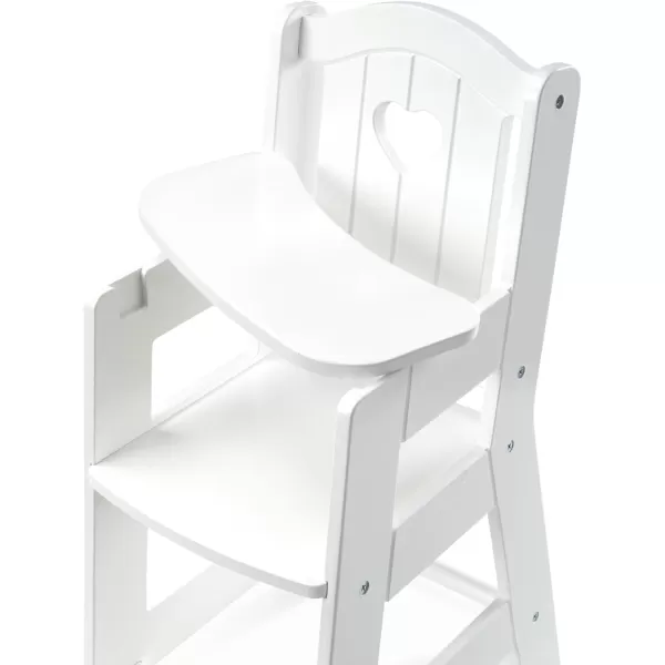 imageMelissa ampamp Doug Play High Chair  Pretend Play High Chair Baby Doll AccessoriesWhite