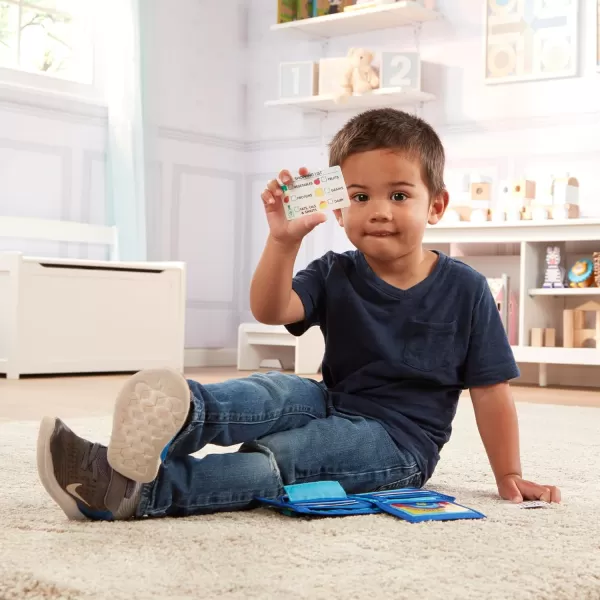 imageMelissa ampamp Doug PretendtoSpend Toy Wallet With Play Money and Cards 45 pcs Blue  FSC CertifiedWallet