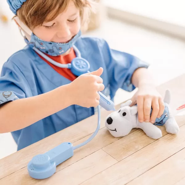 imageMelissa ampamp Doug Veterinarian RolePlay Costume Set FrustrationFree Packaging  Kids Vet Costume Pretend Play DressUpCostume Set