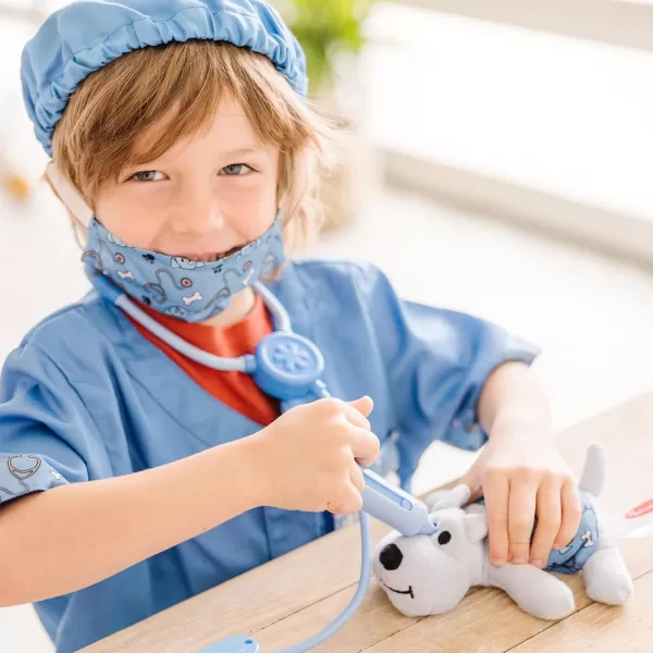 imageMelissa ampamp Doug Veterinarian RolePlay Costume Set FrustrationFree Packaging  Kids Vet Costume Pretend Play DressUpCostume Set
