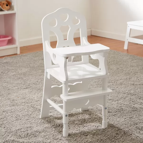 imageMelissa ampamp Doug Wooden Doll High Chair  Wooden Pretend Play High Chair For Dolls