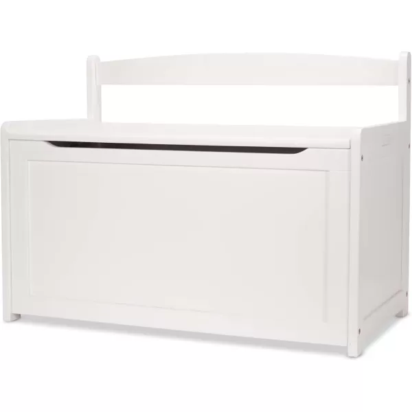 imageMelissa ampamp Doug Wooden Toy Chest  Gray Furniture for PlayroomWhite