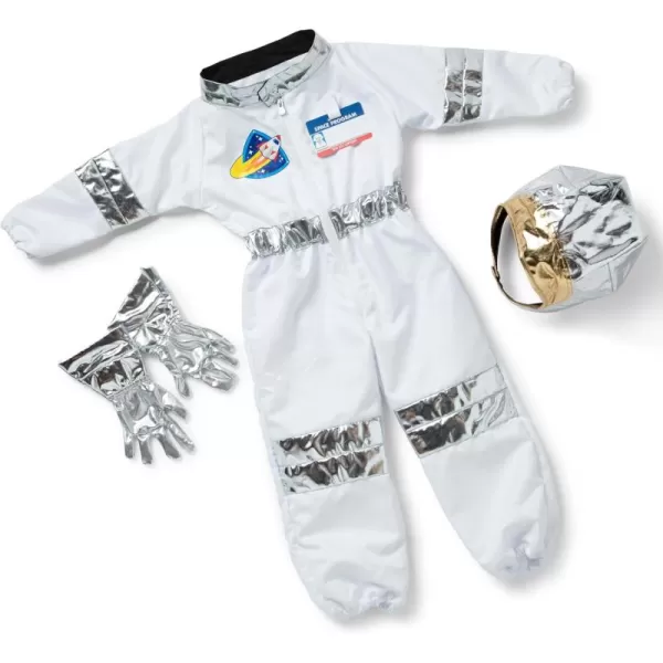 imageMelissa ampamp Doug Astronaut Costume Role Play Set  Pretend Astronaut Outfit With Realistic Accessories For Kids And Toddlers Ages 3