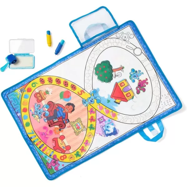 imageMelissa ampamp Doug Blues Clues ampamp You Water Wow Activity Mat 20 Inches x 30 Inches with Reusable Water Reveal Surface