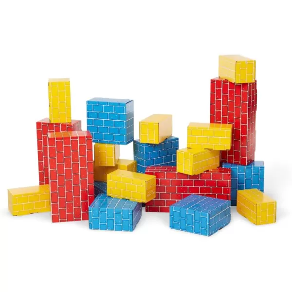 imageMelissa ampamp Doug Deluxe Jumbo Cardboard Blocks 24 Pieces  FSC Certified