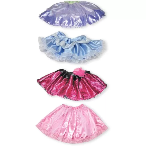 imageMelissa ampamp Doug Role Play Collection  Goodie Tutus DressUp Skirts Set 4 Costume Skirts