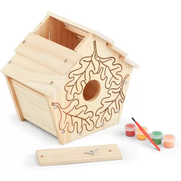 imageMelissa ampamp Doug Created by Me Birdhouse BuildYourOwn Wooden Craft Kit  DIY Bird House Kit For Kids1 Count Pack of 1